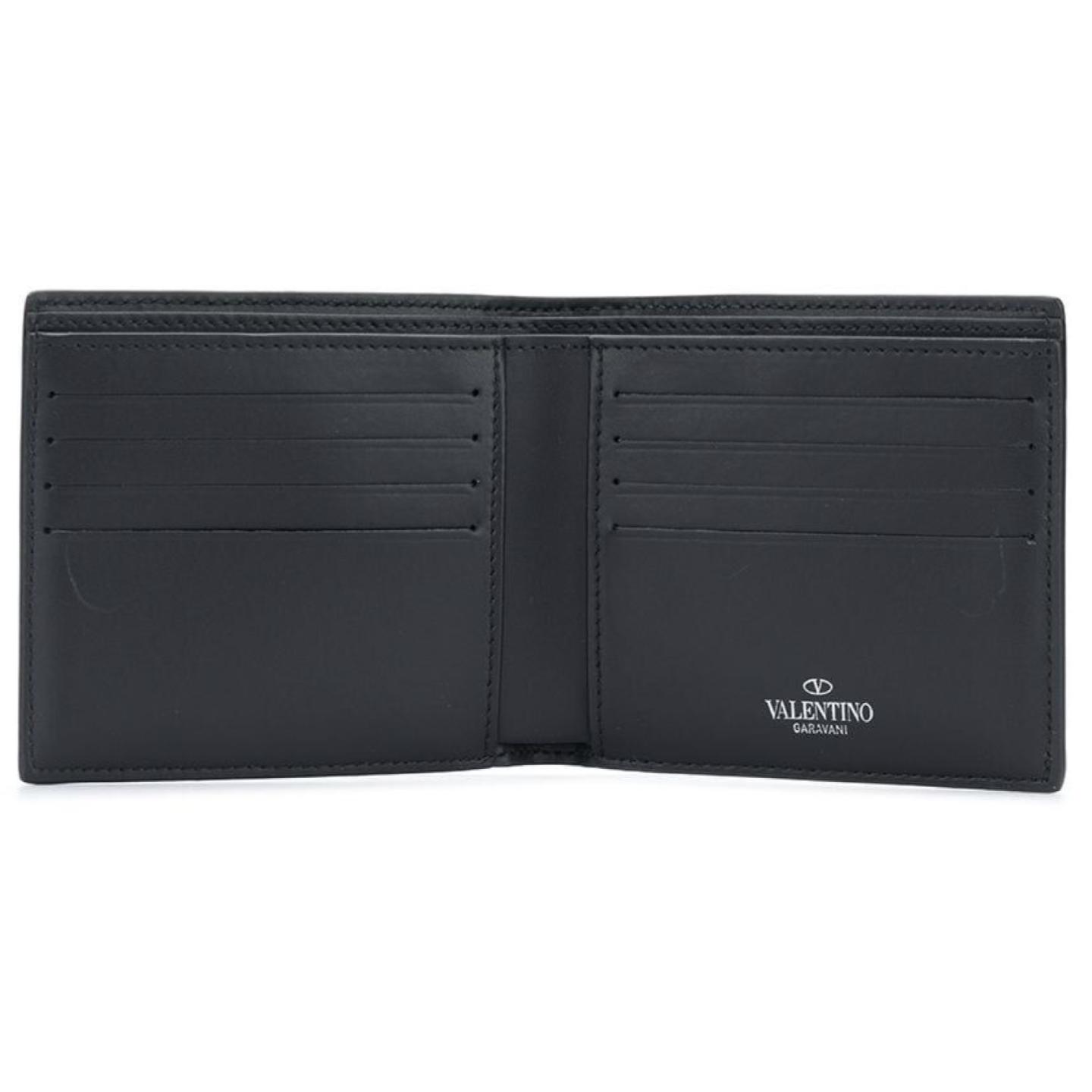 Valentino logo bi-fold wallet – AEU Premium
