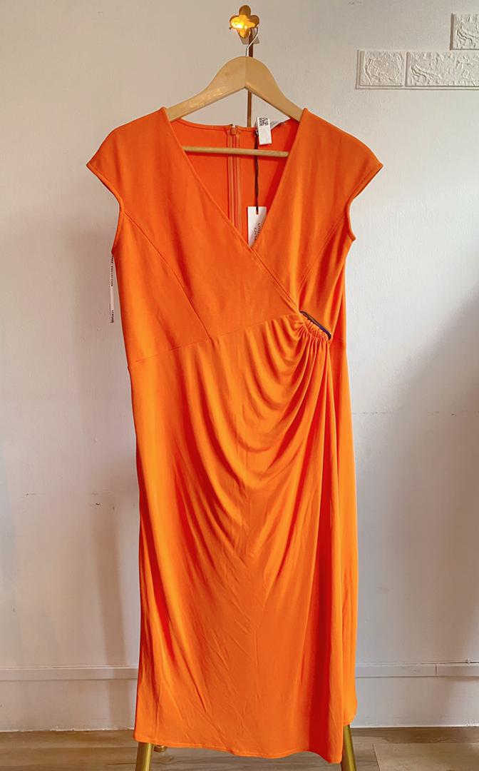 Versace Long Dress Orange Color-Size XL – AEU Premium