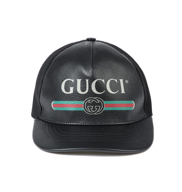 GUCCI Logo Print Mesh Back Cap (Black) – AEU Premium